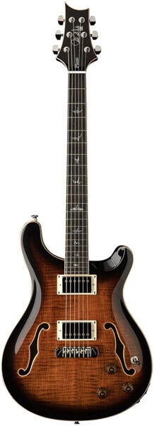 SE Hollowbody II Piezo (Orange Tiger Smokeburst)