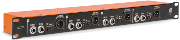 Bridge 4P / 19" DI box passive