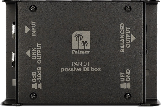 DI-Box Passivo Palmer PAN 01 - Per Segnale Audio, Ingresso Jack/Uscita XLR