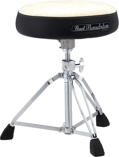 D-1500WST Roadster Drummer's Throne (vented round seat, white)