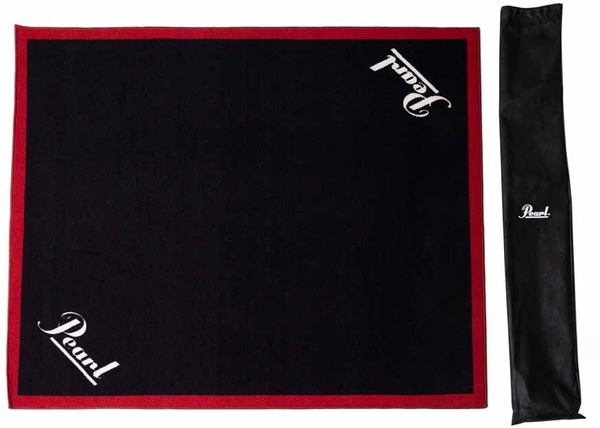 Drum Rug - Red Border (LG / 180cm x 200cm)