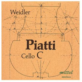 Piatti Cello C String / Chrome Steel (soft / single string)