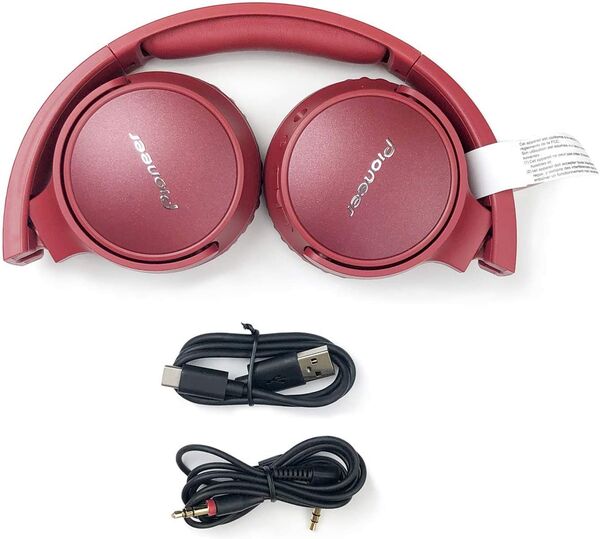 Pioneer SE-S6BN-R OnEar Wireless Headset (red) | MusiX