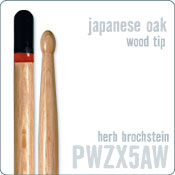 Pro-Mark PZX5AW Herb Brochstein Signature (Shira Kashi Oak, Woodtip)