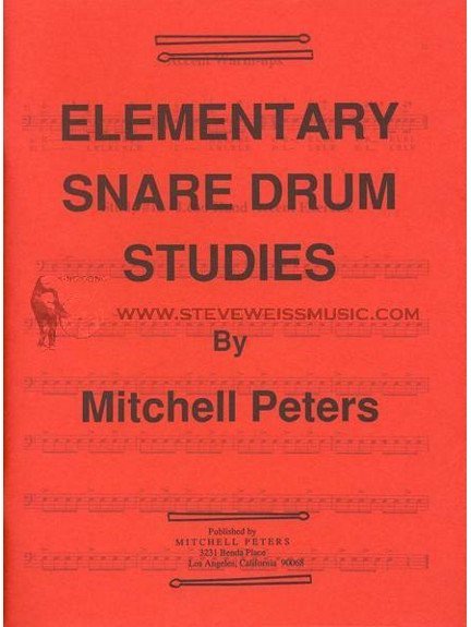 Professional Drum Shop Elementary Snare Drum Studies Peters Mitchell