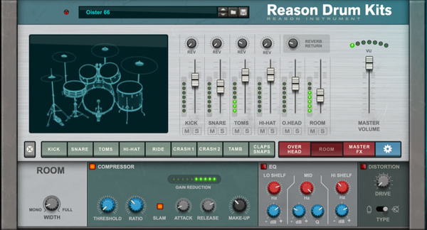 Reason Studios Reason DrumKits PlugIn (download version)