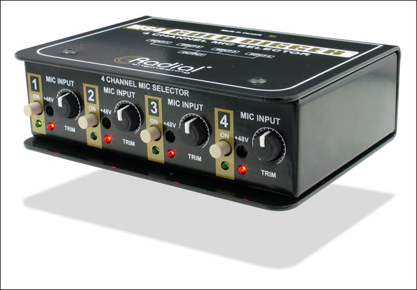 Radial Gold Digger 4-Channel Mic Selector