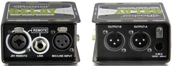 Radial Relay XO 2-Channel Mic-switch