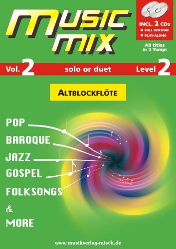Raisch Musikverlag Music Mix Vol 2 ABlfl / Pop Baroque Jazz Gospel Folk