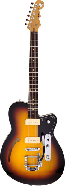 Reverend Guitars Club King 290 Bigsby (3 tone sunburst)