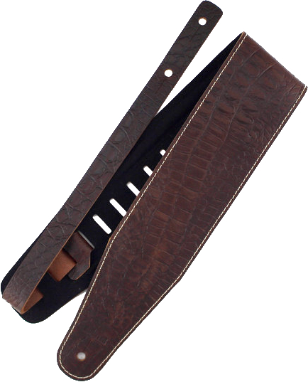 Beavertail Guitar / Bass Strap #1050 (cayman brown)