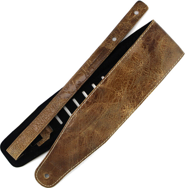 Beavertail Guitar / Bass Strap #1057 (worn natural)