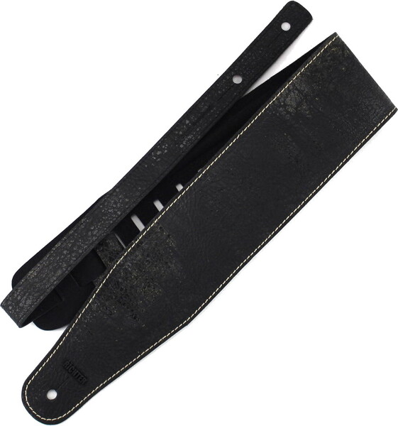 Beavertail Guitar / Bass Strap #1059 (worn black)