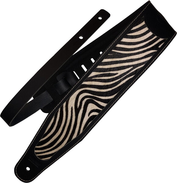 Beavertail Special Guitar / Bass Strap #1611 (zebra black / white)