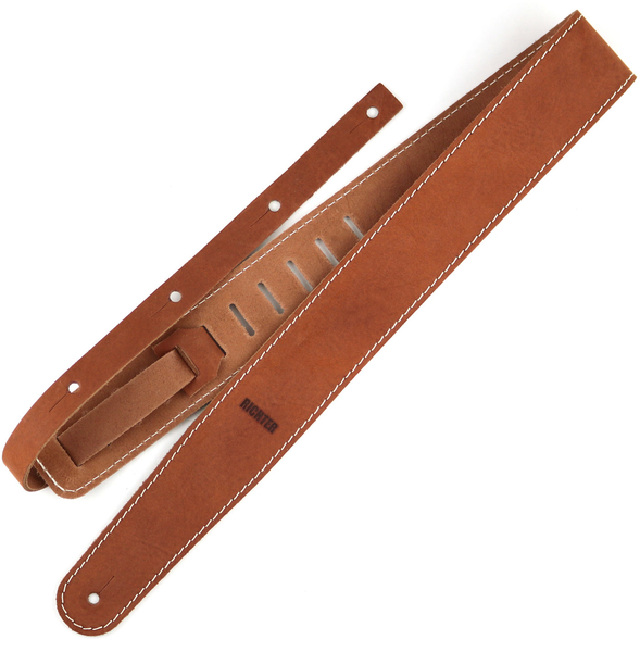 Richter Contour Waxy Suede / Guitar Strap (brown)