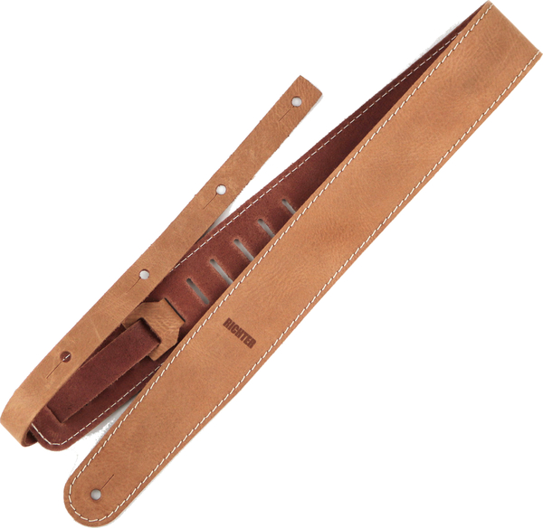 Richter Contour Waxy Suede / Guitar Strap (natural)