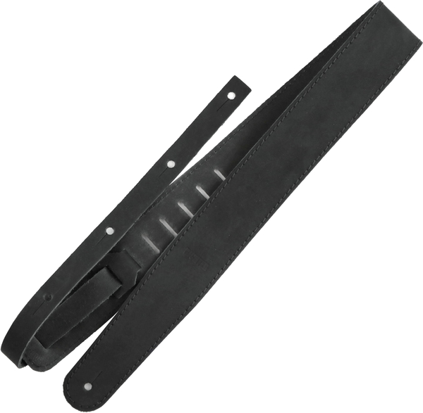 Contour Waxy Suede #1554 / Guitar Strap (black)