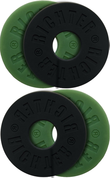 Gurt Gummi Stopper #1758 (black + olive green)