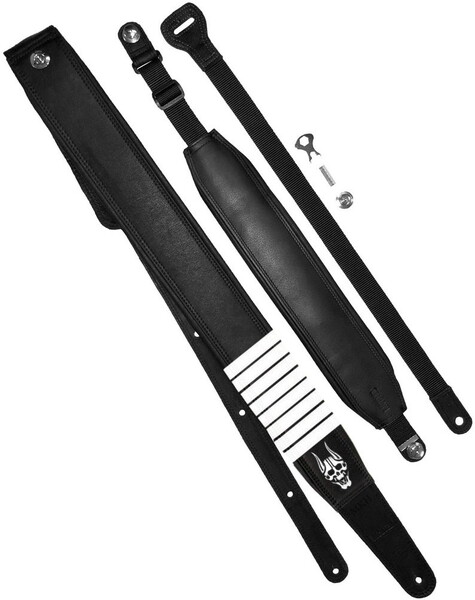 Matt Heafy Signature #1612 / Double Guitar / Bass Strap (black / white oni)