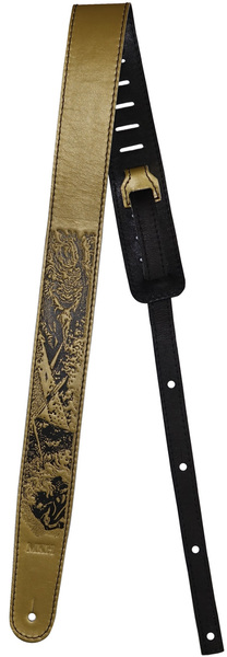 Richter Matt Heafy Signature #1729 / Guitar / Bass Strap (gold / black & ibaraki)