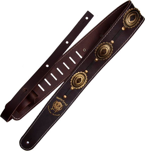 Richter Motörhead Guitar Strap 1568 (brown / old brass)