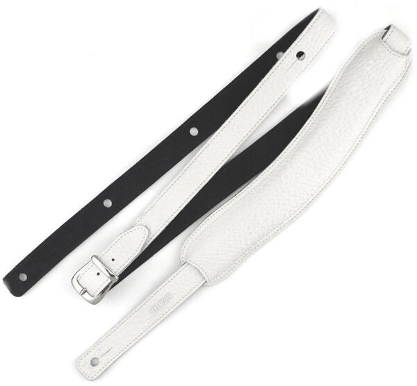 Slim Deluxe XL Guitar Strap 1019 (beluga white)