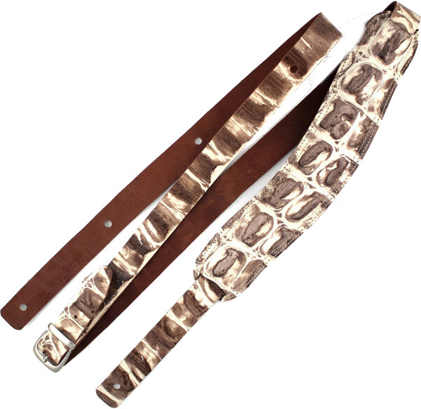 Slim Deluxe XL Guitar Strap 1025 (croco natural)