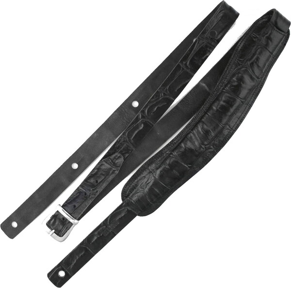Slim Deluxe XL Guitar Strap 1029 (croco black)