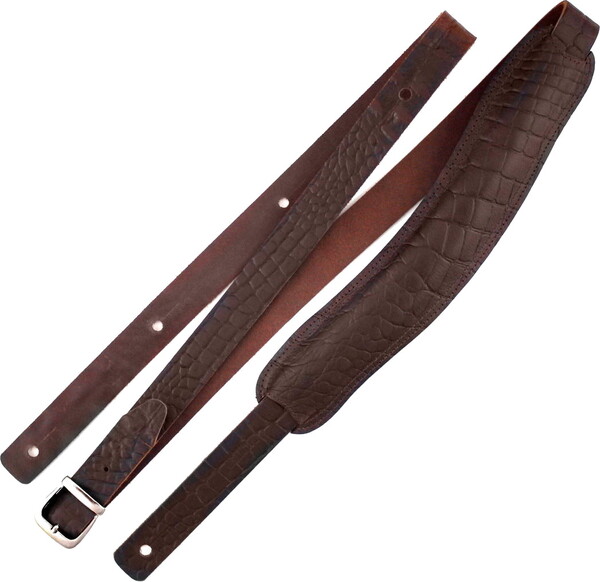 Slim Deluxe XL Guitar Strap 1033 (cayman brown)