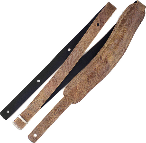 Slim Deluxe XL Guitar Strap 1045 (worn natural)