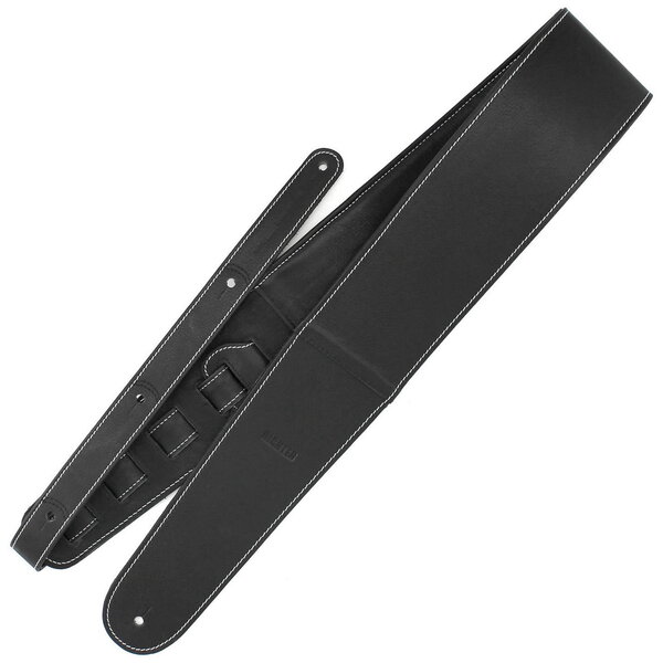 Springbreak II Guitar Strap #1129 / with Transmitter Pocket (black/white)