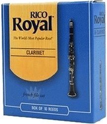 Rico Royal Es-Klarinette, Stärke 1, 10er Box (French file cut)
