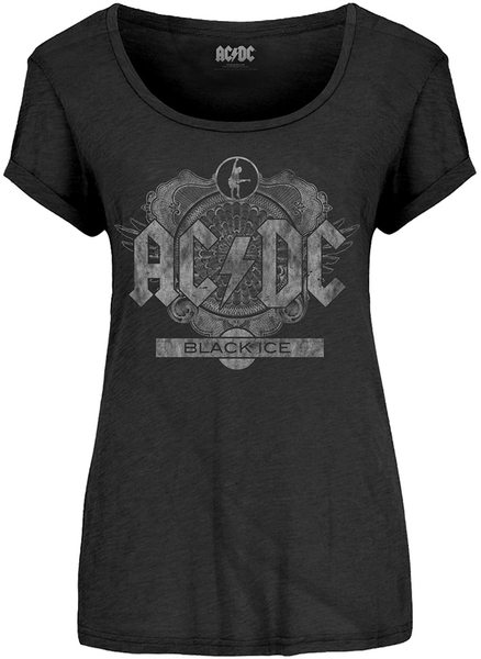 AC/DC Ladies T-Shirt: Black Ice (size XL)