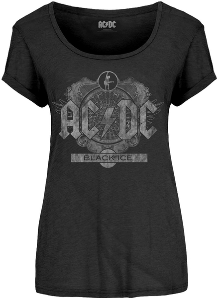 AC/DC Ladies T-Shirt: Black Ice (size XXL)