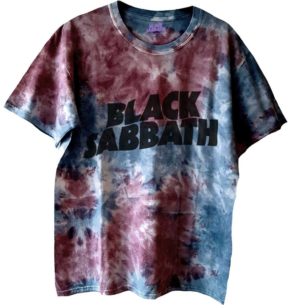 Black Sabbath Unisex T-Shirt: Wavy Logo (size S)