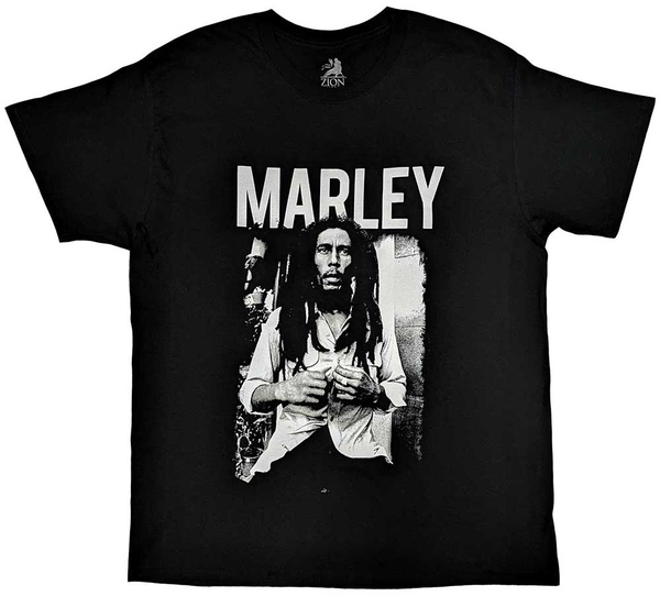 Bob Marley Unisex T-Shirt Black & White (size XL)