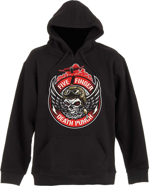 FFDP Unisex Pullover Hoodie Bomber Patch L (black)