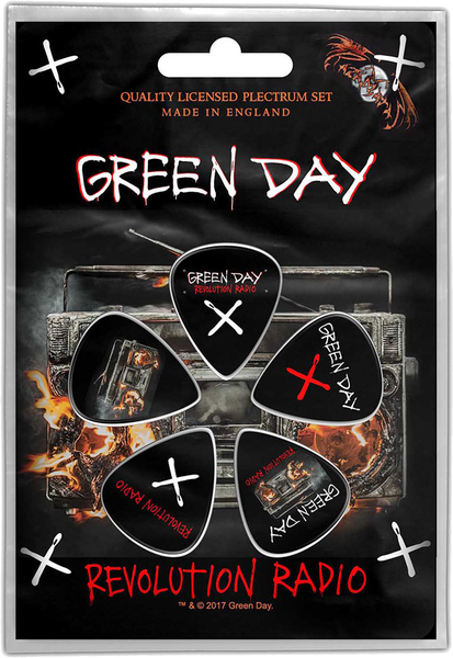 Rock Off Green Day Plectrum Pack Revolution Radio