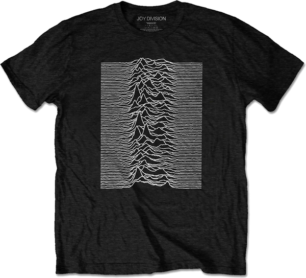 Joy Division Unisex T-Shirt Unknown Pleasures (size S)