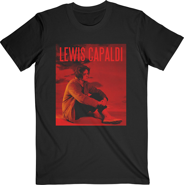 Lewis Capaldi Unisex T-Shirt Back Print Divinely Uninspired (size L)