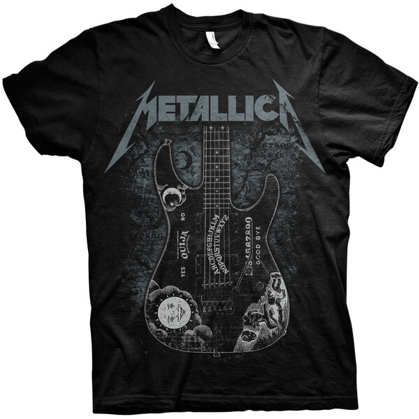 Metallica Unisex T-Shirt Hammett Ouija Guitar Hammett Ouija Guitar (size S)