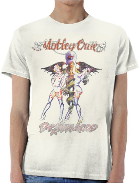 Motley Crue T-Shirt Dr Feelgood Vintage Unisex (size S)