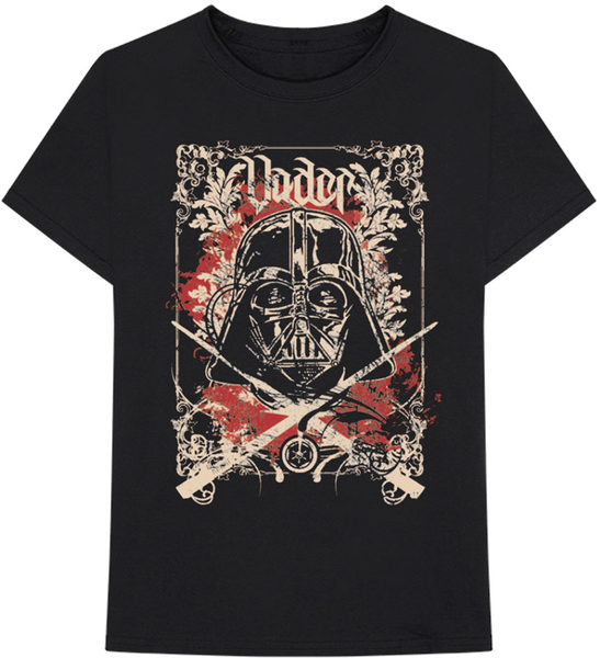 Star Wars Unisex Tee: Vader Décor (size L)