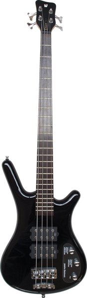 RockBass Corvette $$ 4-String (black high polish, passive, fretted)