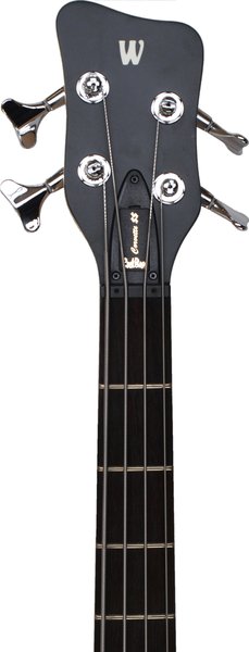 RockBass Corvette $$ 4-String (black high polish, passive, fretted lefthand)