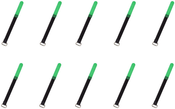 RockBoard Extra Small Cable Ties - Green (10 pieces)
