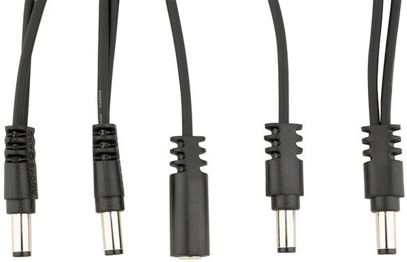 RockBoard Flat Daisy Chain Cable, 4 Outputs, straight