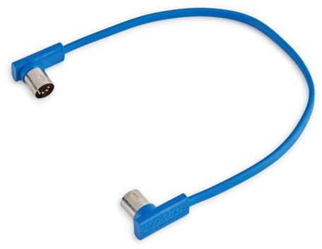 Flat MIDI Cable 11 13/16 in (30cm / blue)