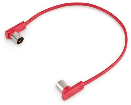Flat MIDI Cable 11 13/16 in (30cm / red)