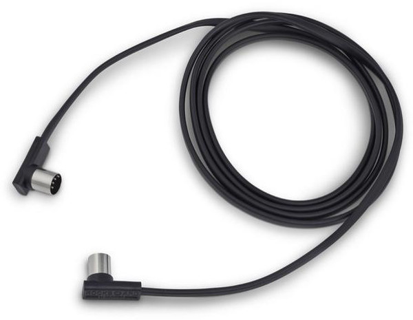 RockBoard Flat MIDI Cable 2m (black)